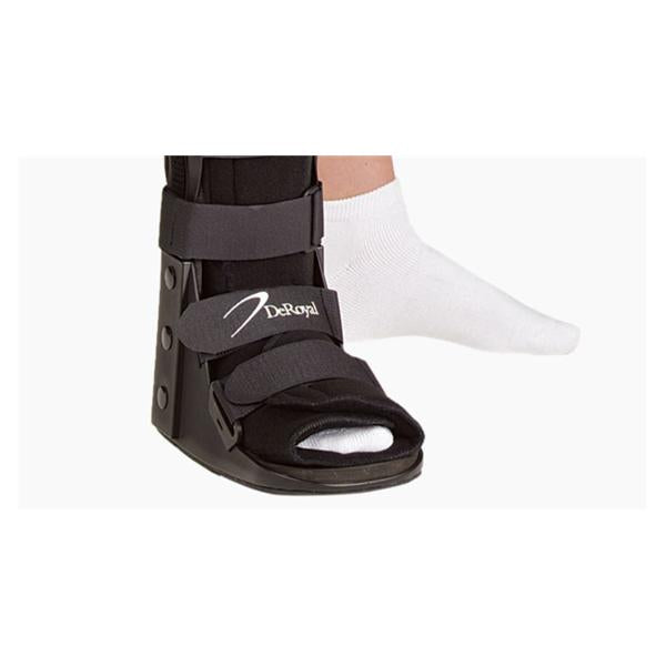 Deroyal Industries Inc Walker Tracker Ex Ankle/Leg/Foot Adult Black Size Large Ea - 15580067