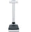 Seca Platform Scale Digital Display 660 lbs. / 300 kg Black / White AC Adapter / Battery Operated - 7031321007