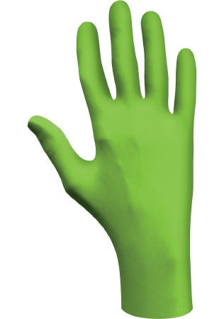 Wholesale Safety LLC N-DEX Free Exam Glove X-Large NonSterile Nitrile Standard Cuff Length Bisque Fluorescent Green Not Chemo Approved - BST 7705PFTXL / 500589