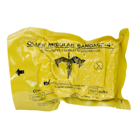 Olaes - Trauma Dressing Gauze 4-Ply 4 Inch X 3-1/5 Yard Roll Shape Sterile - OALFP-4