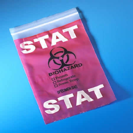 Globe Scientific BAG, TRANS SPECIMEN STAT ZIP LOCK 6"X9" (1000/CS) - 4950