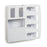 MarketLab - PPE Dispenser Wall / Door Mount White 4-3/4 X 22.875 X 22.875 Inch ABS Plastic - 13344