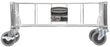 Rubbermaid Slim Jim - Dolly 4 Casters Without Handle Chrome - 1968468