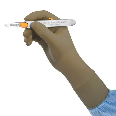 Encore - Surgical Glove ENCORE Size 7.5 Sterile Pair Latex Extended Cuff Length Fully Textured White Not Chemo Approved - 45875