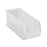 ULINE - Stackable Storage Bin Uline Clear Plastic 5 X 5-1/2 X 15 Inch - S-12418C
