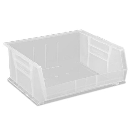 ULINE - Stackable Storage Bin Uline Clear Plastic 7 X 15 X 16-1/2 Inch - S-12420C