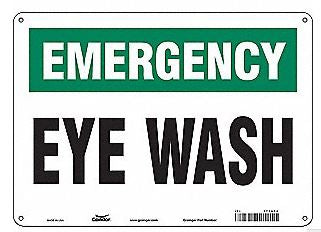Condor - Wall Sign Facility CONDOR Emergency Eye Wach - 471A94