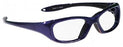 Wolf So-Rad - Radiation Protection Glasses Wraparound Clear Tint Glass Lens Blue Frame Over Ear One Size Fits Most - 14139-BL
