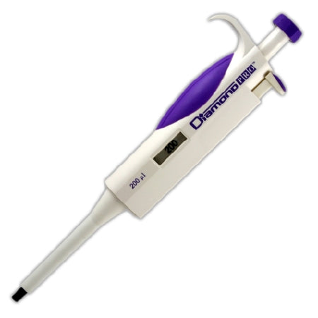 Globe Scientific Diamond PRO Fixed Volume Pipettor 200 µL - 3312-200