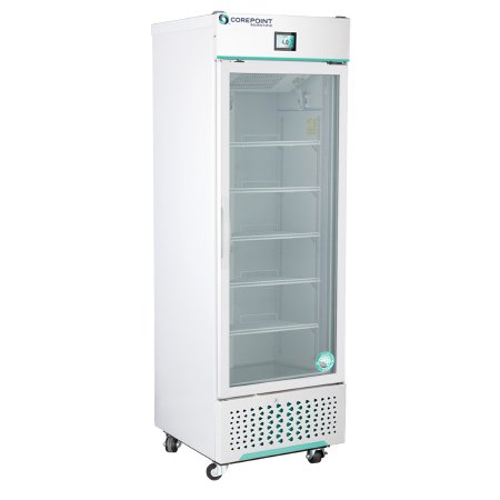 Corepoint Scientific White Diamond Series - Refrigerator Laboratory and Pharmacy Use 16 cu.ft. 1 Swing Glass Door Cycle Defrost - Horizon Scientific - NSWDR161WWG/0