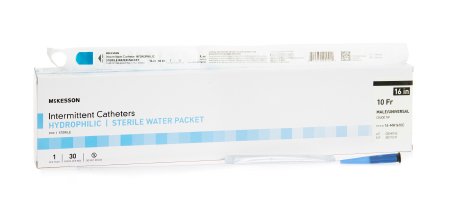 McKesson McKesson Urethral Catheter Coude Tip PVC 10 Fr. 16 Inch - 16-M1610C