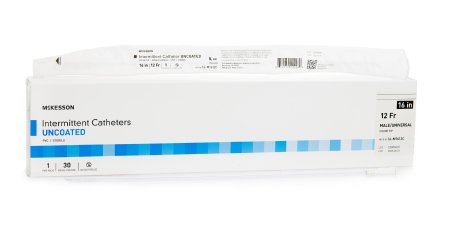 McKesson McKesson Urethral Catheter Coude Tip PVC 12 Fr. 16 Inch - 16-M1612C
