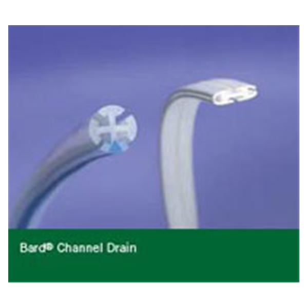 Bard Medical Division Drain Channel Silicone 10Fr 1/8" Full Fluted Round Tip With Trocar Sterile 10/Ca - 72187