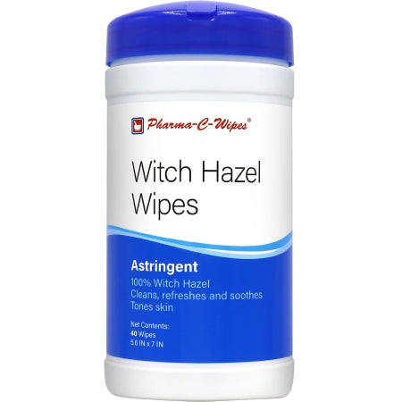 Kleen Test Products Corp Witch Hazel Astringent Pharma-C-Wipes 40 Count Wipe - 63-17955