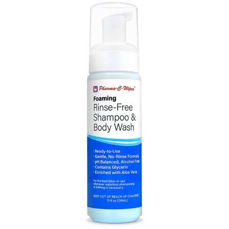 Pharma-C-Wipes - Rinse-Free Shampoo and Body Wash 7.1 oz. Pump Bottle Fresh Scent - 55-200905K