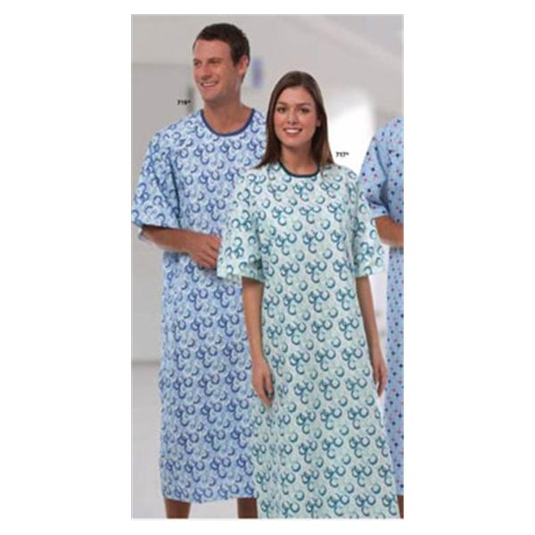 Fashion Seal Gown Patient Polyester / Cotton Sheeting 1Sz 51" Unsx Sg Optcs Ang Bck Adlt Ea - 717