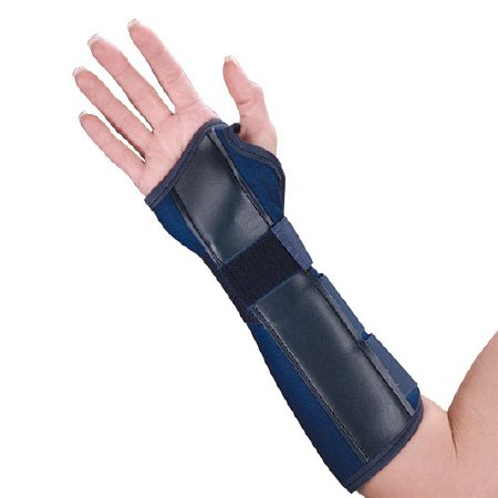 SVS Dba S2S Global - Wrist / Forearm Brace Canvas / Foam Tricot Right Hand Black / Blue Medium - 1131RMPP
