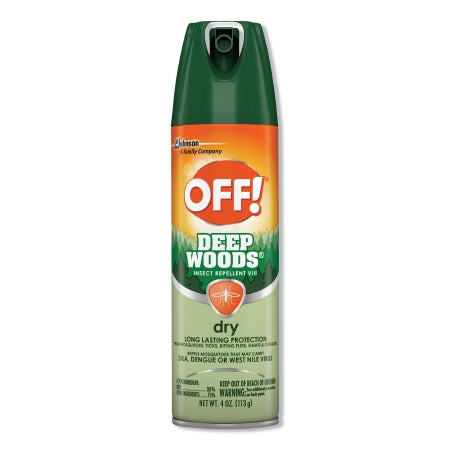 Off! Deep Woods Dry - Insect Repellent Topical Liquid 4 oz. Aerosol Can - SJN315652