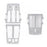 B. Braun Tamper-Resistant Clamp Pinnacle - 2112397
