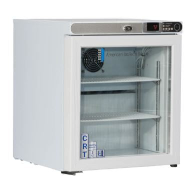 ABS - Temperature Cabinet Pharmaceutical 1 cu.ft. 1 Glass Door Left Hinged Cycle Defrost - CRT-ABT-HC-UCFS-0104G-LH