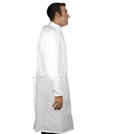 TrueCare Biomedix Chemotherapy Procedure Gown X-Large Unisex Sterile White - TCBA40ST-XL