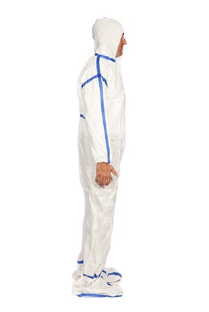 TrueCare Biomedix Coverall X-Large White Disposable - TCBACV54ST-XL