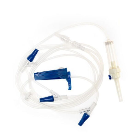 TrueCare Biomedix IV ADMIN SET, 3CLAVE ML LL 3CLAVE SLIDE CLAMP (50/CS) - TCBINF6537