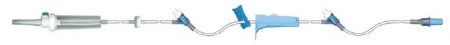 Health Line - Secondary Administration Set Rotating Luer Lock DEHP Tubing - Medtec Medical - HLS-228490