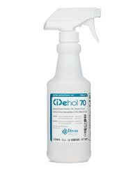 CiDehol - Surface Disinfectant Cleaner Alcohol Based Trigger Spray Liquid 16 oz. Bottle Alcohol Scent NonSterile - 8416