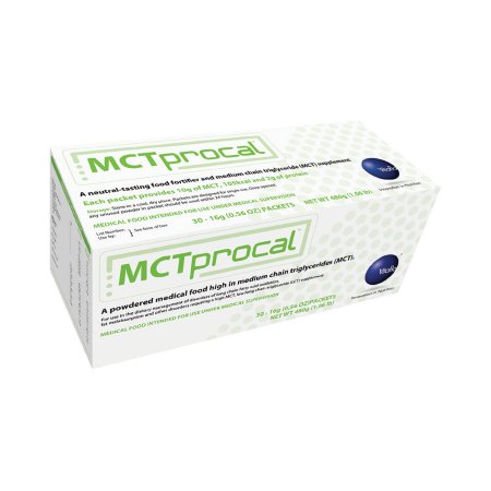 MCTprocal - MCT Oral Supplement Unflavored 16 Gram Individual Packet Powder - 50236