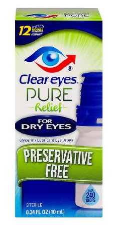 Medtech Laboratories Clear Eyes Eye Lubricant 0.34 oz Eye Drops - 67811210907
