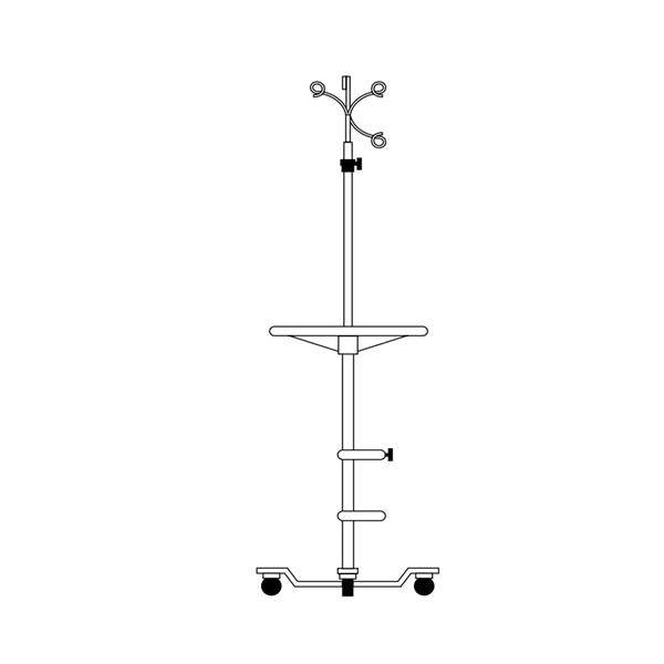 Pryor Products Pole Iv Patient Pal Custom Piggyback Hook Ea - N7515