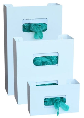 Omnimed - Glove Box Dispenser Wall Mounted 1-Box Capacity White 10 W X 3-3/4 D X 11 H Inch Steel - 305340