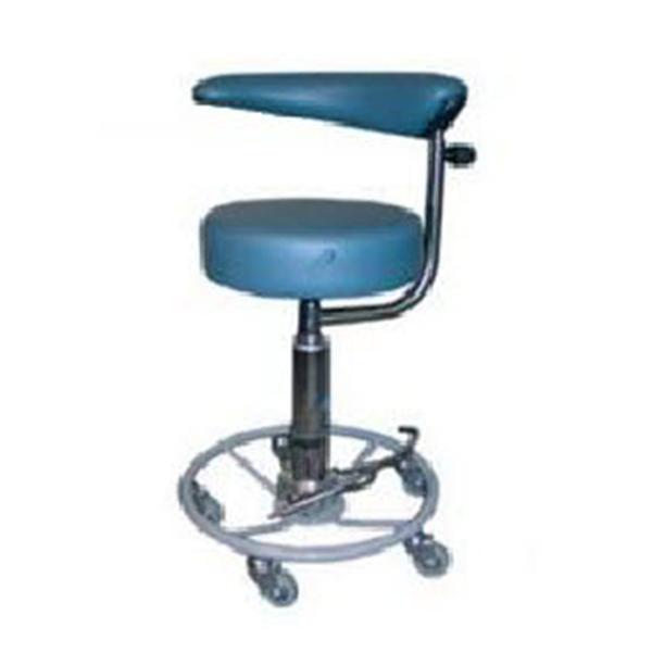 Pedigo Products. Stool Surgeons Black Backrest Ea - P-6000-BLK
