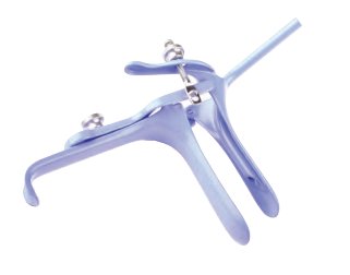 Olsen - Electrosurgical Vaginal Speculum Set Graves NonSterile OR Grade Coated Stainless Steel Small Double Blade Duckbill Reusable Without Light Source Capability - 50001