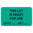 Marketlab Label Green 1-3/4X1" This Lot Ready For Use 1000/Rl - 8028