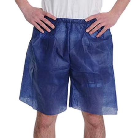 Valumax International Pants, Scrub Short Non-Woven Fabric Blu Xlg (10/Pk 5Pk/Cs) - 3424NB2XL