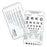 Good-Lite Co Card Near Vision/Illiterate Vision Testing 16" Testing Distance 3-1/4X6-1/4" Ea - 744000