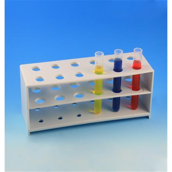 Globe Scientific Test Tube Rack 12-13Mm 12 Place White Ea - 456105