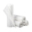 McKesson - Trash Bag 56 gal. Clear HDPE 17 Mic. 43 X 48 Inch Star Seal Bottom Coreless Roll - S434817N