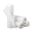 McKesson - Trash Bag 45 gal. Clear HDPE 17 Mic. 40 X 48 Inch Star Seal Bottom Coreless Roll - S404817N