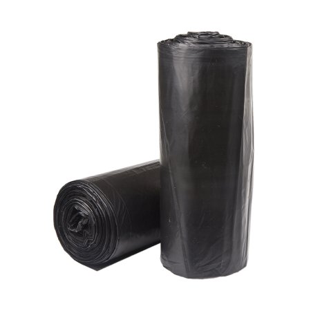 McKesson - Trash Bag 60 gal. Black LLDPE 1.4 mil 38 X 58 Inch Star Seal Bottom Coreless Roll - WSLW3858SHK