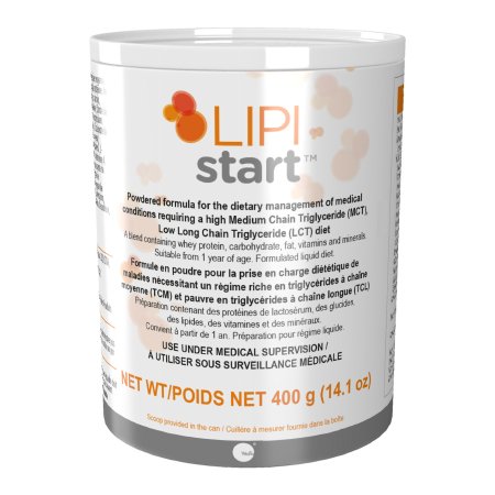 Lipistart - Metabolic Oral Supplement Unflavored 400 Gram Can Powder - 50205