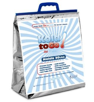 Coldkeepers LLC Kold-To-Go Cooler Bag 7-1/2 X 13 X 14 Inch - KG-12PK-PL00UH-1250