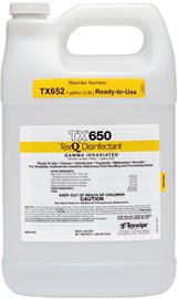 TexQ - Surface Disinfectant Cleaner Quaternary Based Manual Pour Liquid 1 gal. Jug Unscented NonSterile - TX652