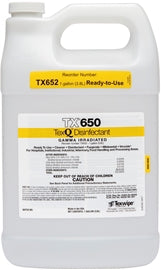 TexQ - Surface Disinfectant Cleaner Quaternary Based Manual Pour Liquid 1 gal. Jug Unscented NonSterile - Texwipe - TX652