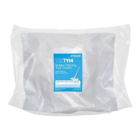 Texwipe Mini AlphaMop - Cleanroom Mop Head Cover / Pad Kit White Polyester Disposable - Texwipe - TX7114