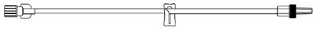 McKesson - Extension Set 36 Inch Tubing Without Ports 0.8 mL Priming Volume DEHP-Free - MS402