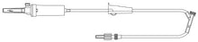 MedStream - Primary IV Administration Set 20 Drops / mL Drip Rate 103 Inch Tubing 1 Port - MS719P