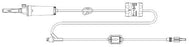 MedStream - Primary IV Administration Set 20 Drops / mL Drip Rate 84 Inch Tubing 1 Port - MS955E